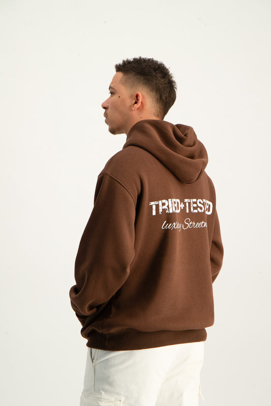 Wear away logo Hoodie "Mocha"