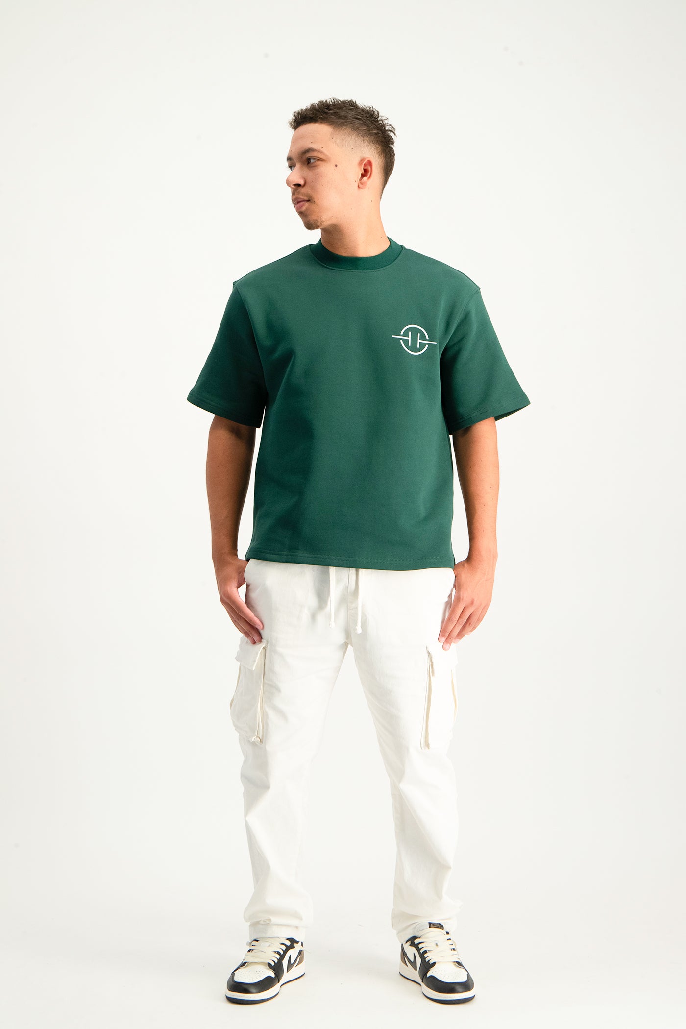 Heavyweight Boxy Tee "Green"