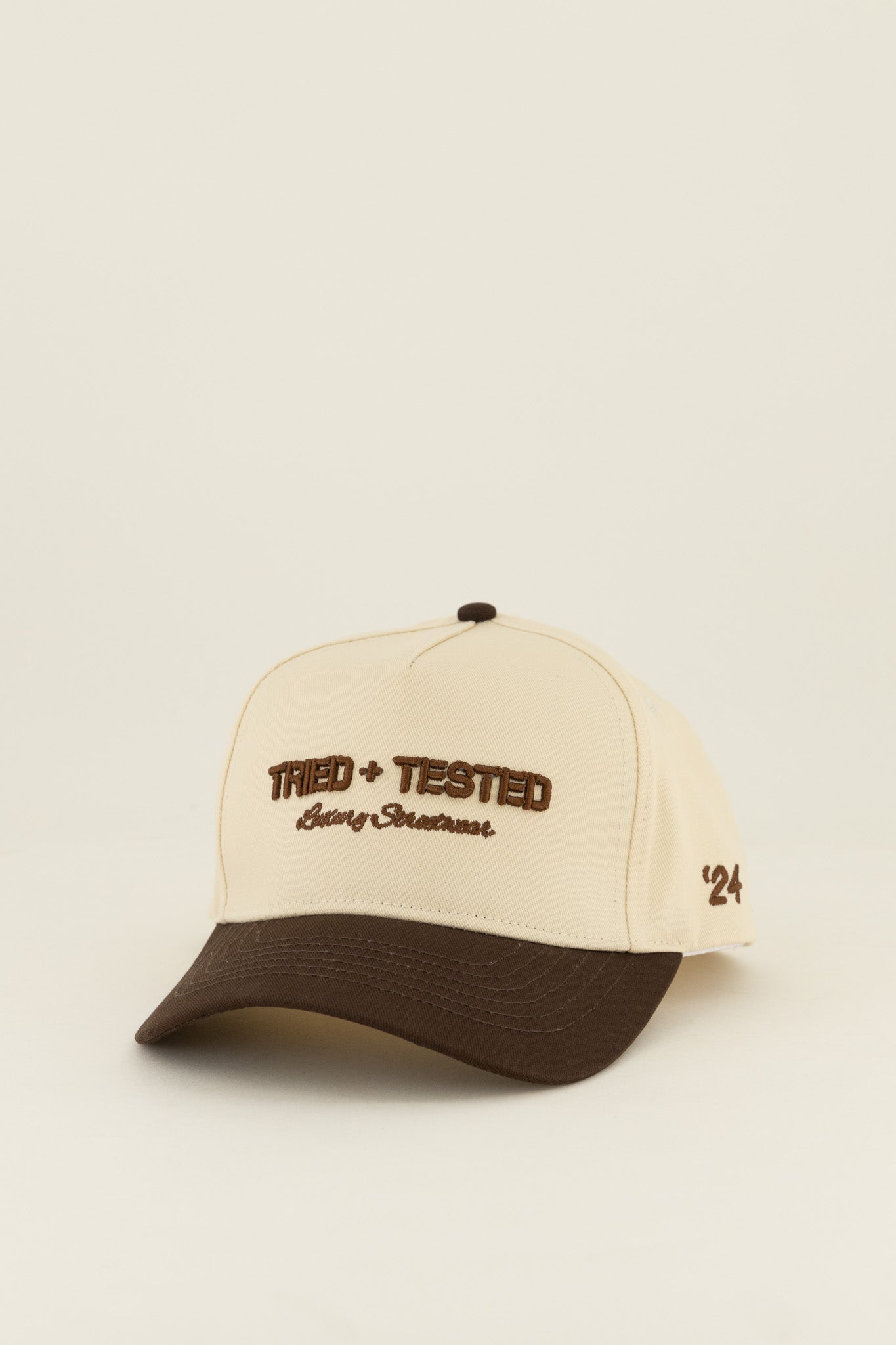 Brown/Beige "A Frame" T+T Cap