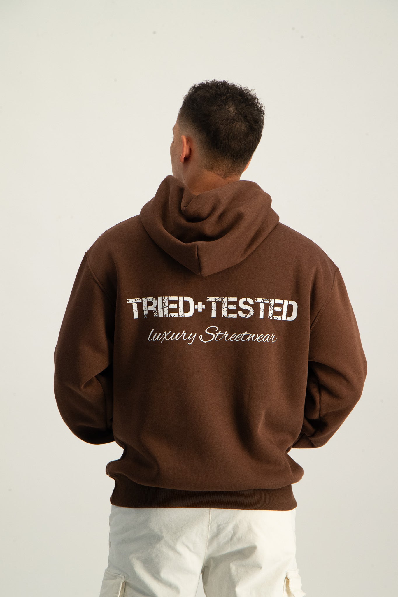 Wear away logo Hoodie "Mocha"