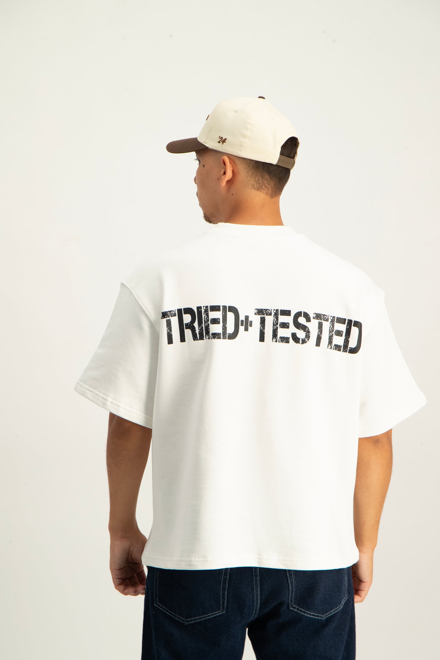 Brown/Beige "A Frame" T+T Cap