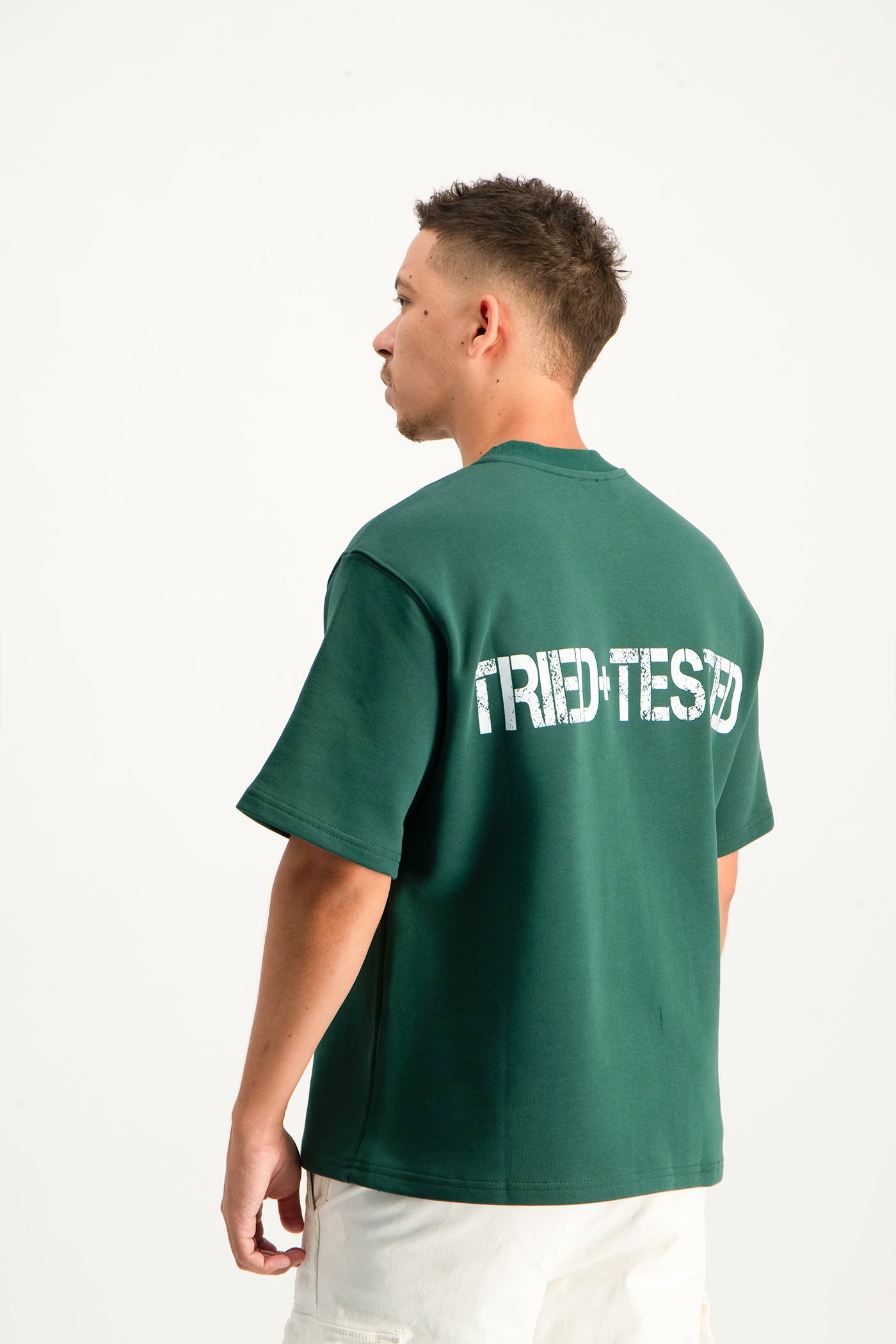 Heavyweight Boxy Tee "Green"